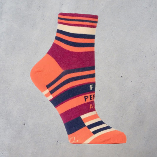 Women's Ankle Socks: Fun Person Alert