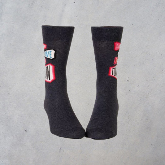 Men's Crew Socks: Damn I Love This Town