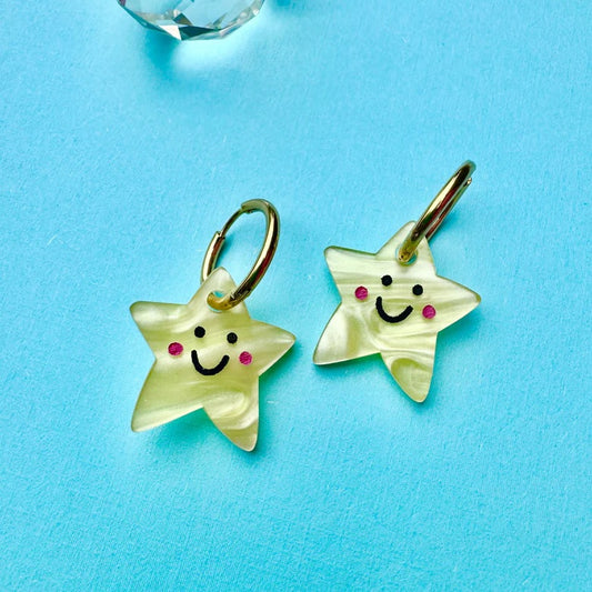Baby Star Acrylic Earrings