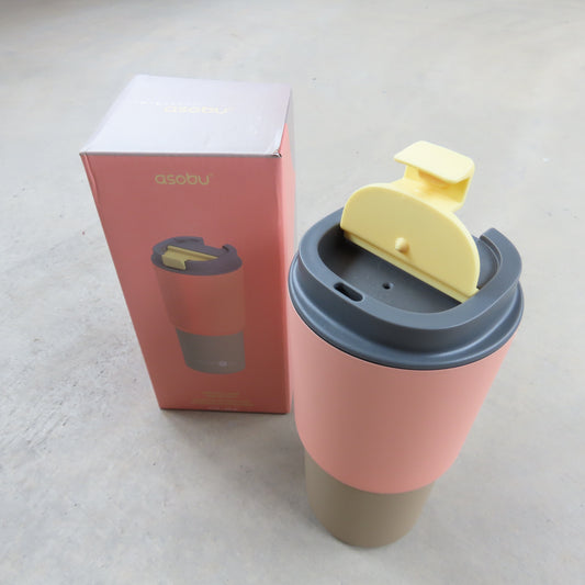 22oz Travel Mug: Pastel Peach Two Tone