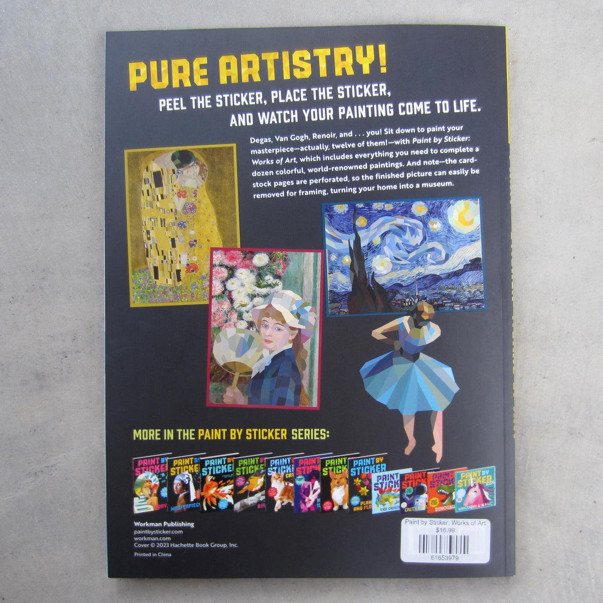 Paint by Sticker: Works of Art