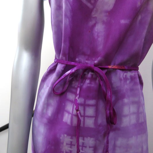 Upcycled Apron: Purple Tie Dye