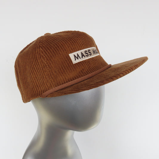 MASS MoCA Corduroy Rope Hat: Camel Brown