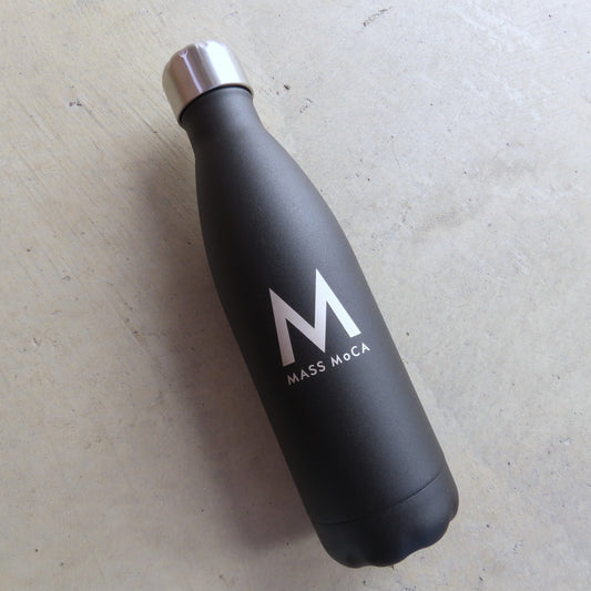 MASS MoCA Water Bottle: Matte Black