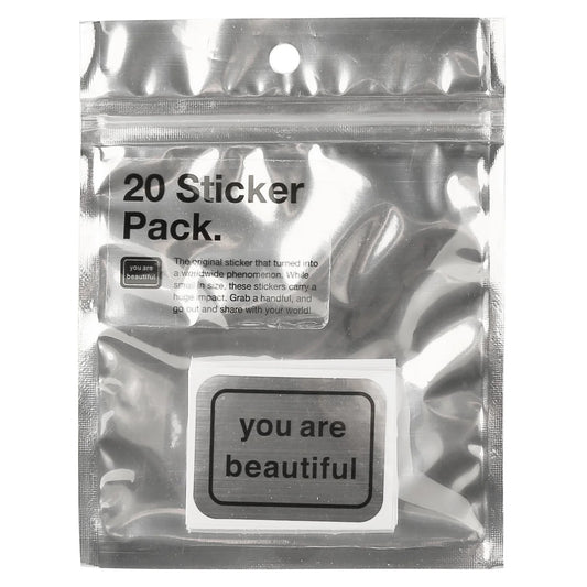 You Are Beautiful: Classic Sticker Pack 20pcs