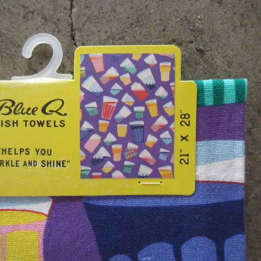 Printed Dish Towel: I'd Juice That
