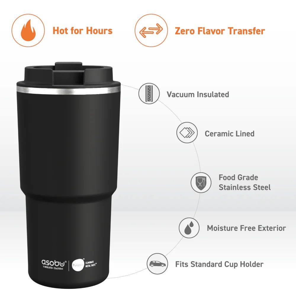 22oz Travel Mug: Pastel Pink Two Tone