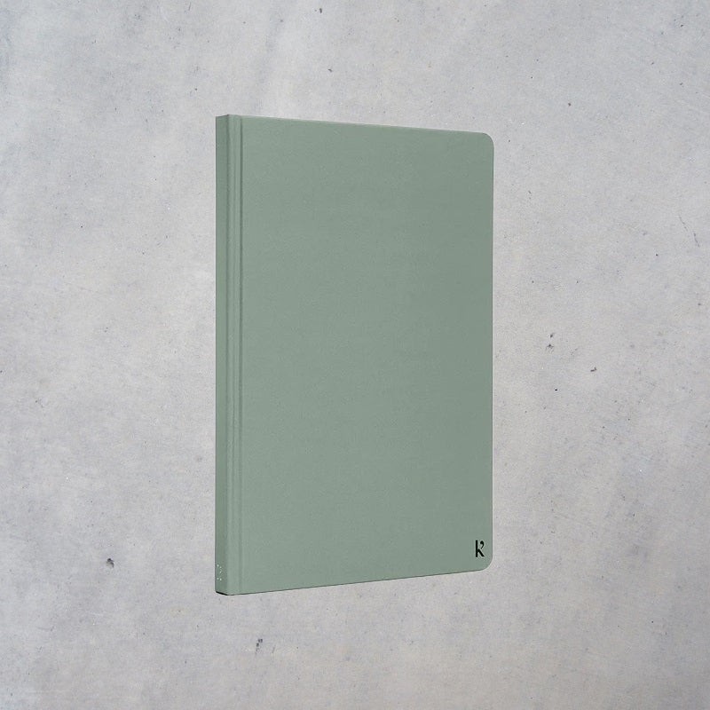 Stone Paper Notebook: A5 Blank Hardcover - Eucalypt