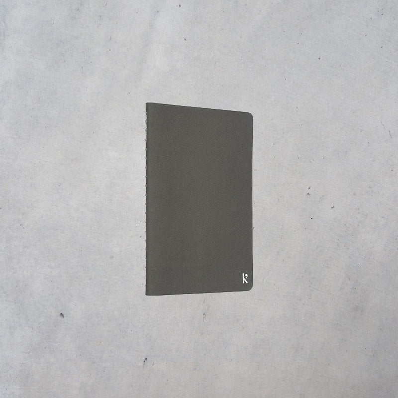 Stone Paper Pocket Journal: A6 Blank Softcover - Slate