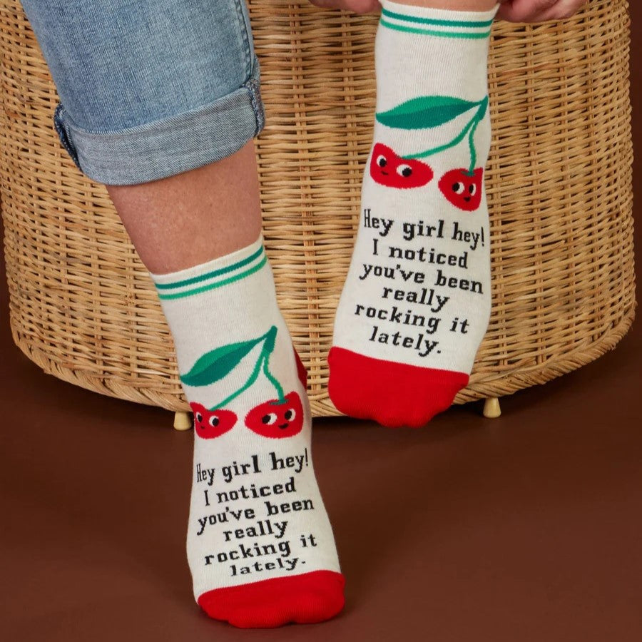 Women's Ankle Socks: Hey Girl Hey!