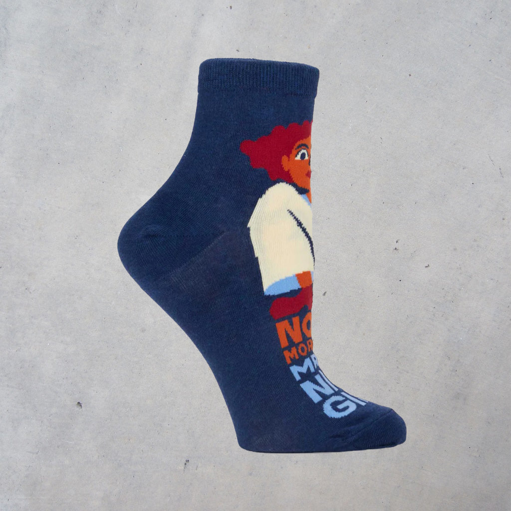 Women's Ankle Socks: Mr. Nice Girl