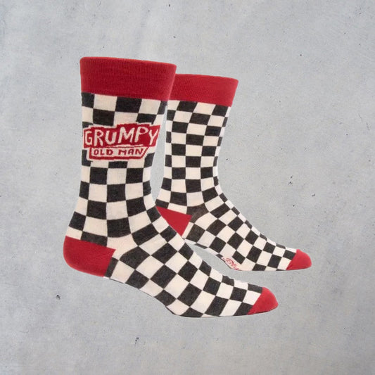 Men's Crew Socks: Grumpy Old Man