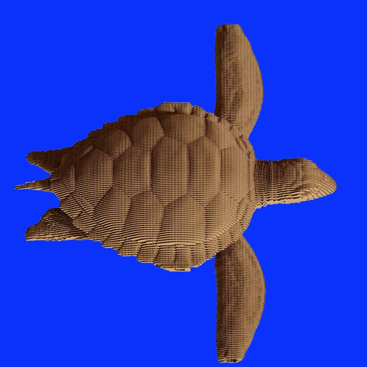 Turtle Cartonic 3D Cardboard Puzzle