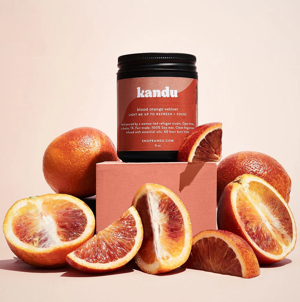 Blood Orange Vetiver 8oz Candle