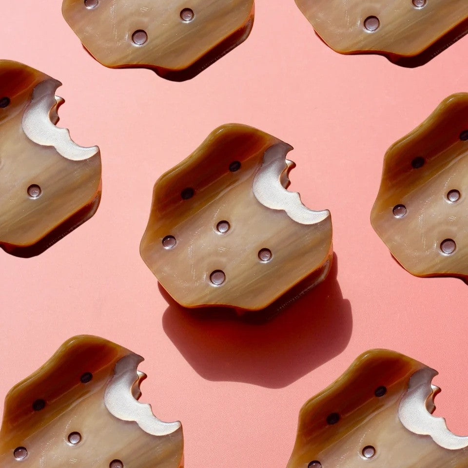 Mini Chocolate Chip Cookie Hair Claw
