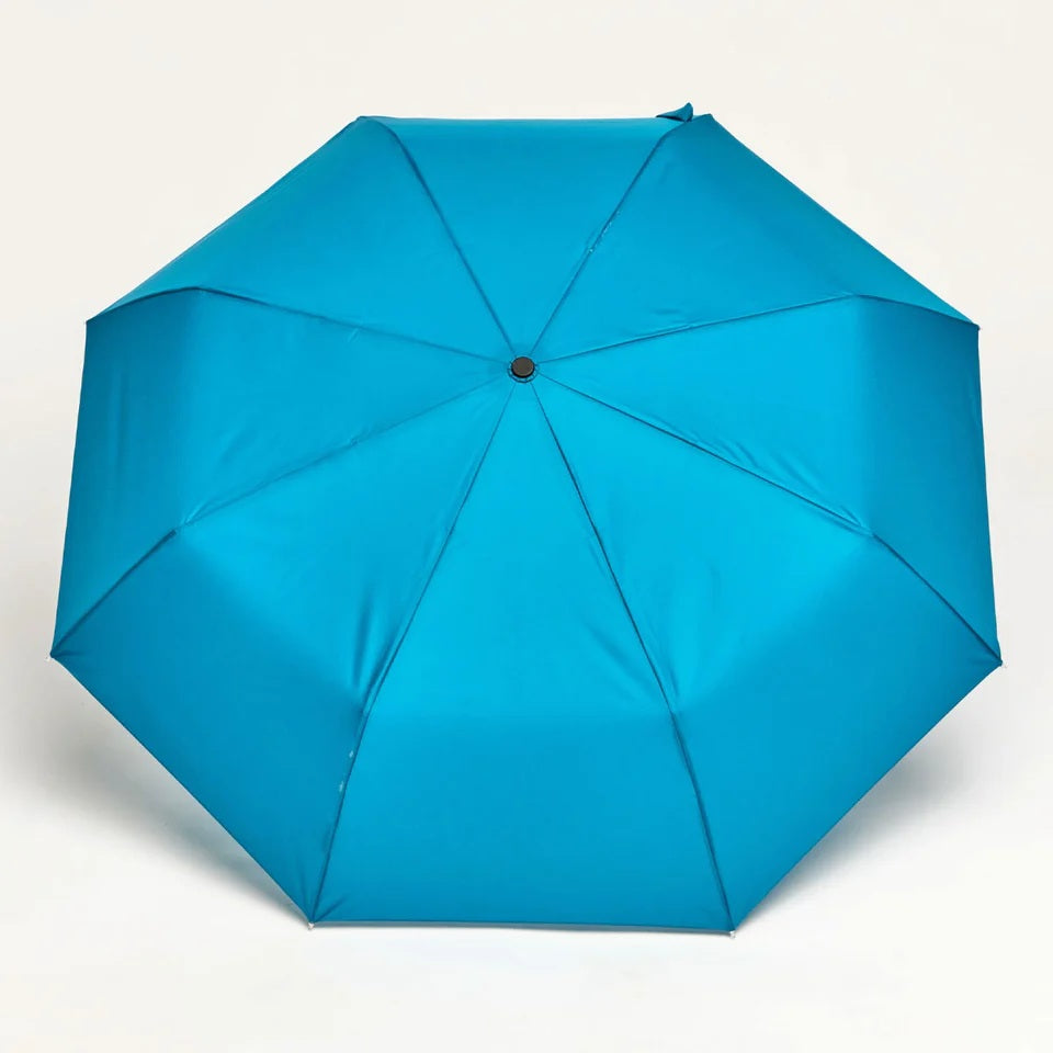 Teal Compact Duck Umbrella