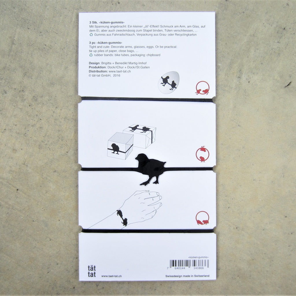 Bicycle Tube Rubber Bands: Baby Chicks