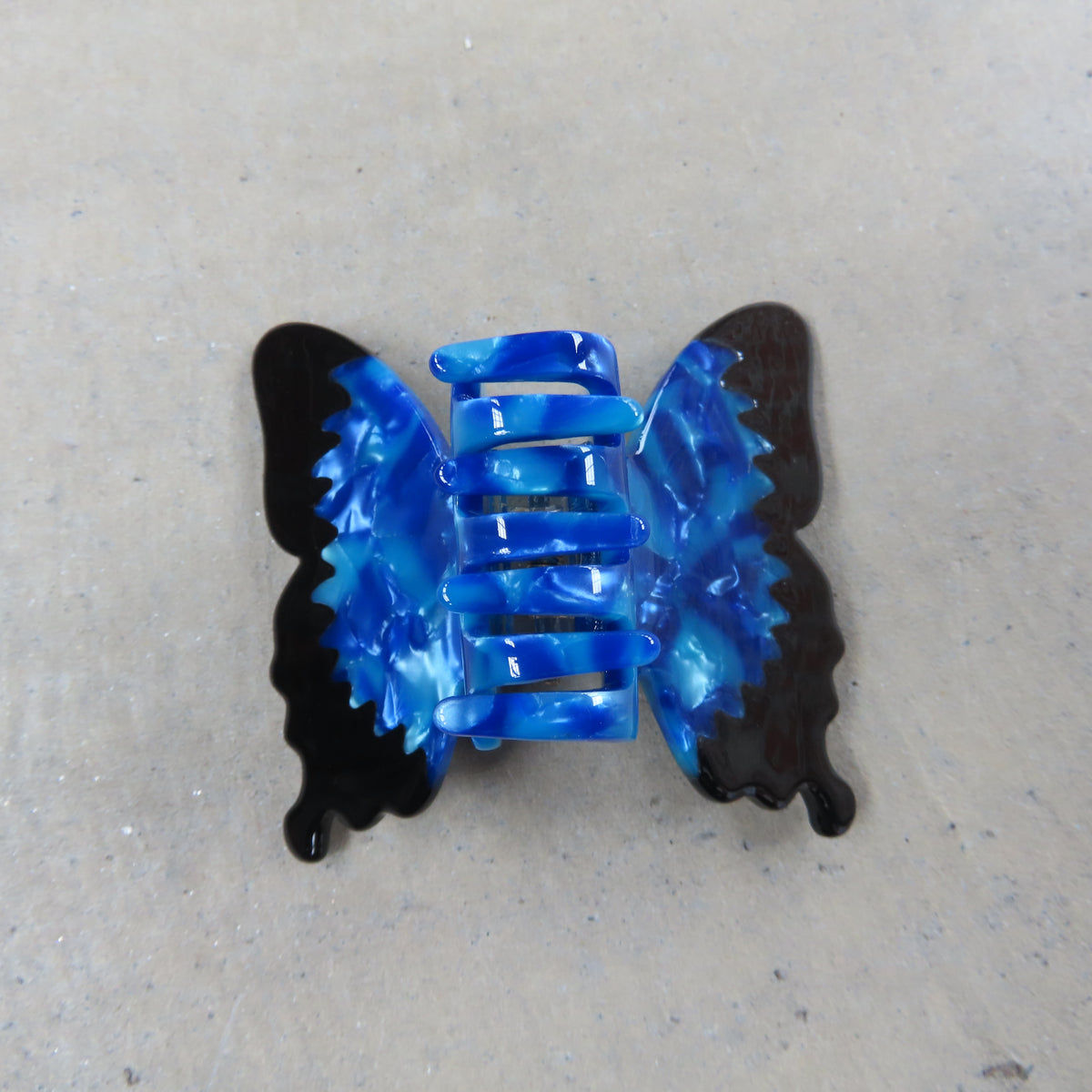 Blue Morpho Butterfly Hair Claw