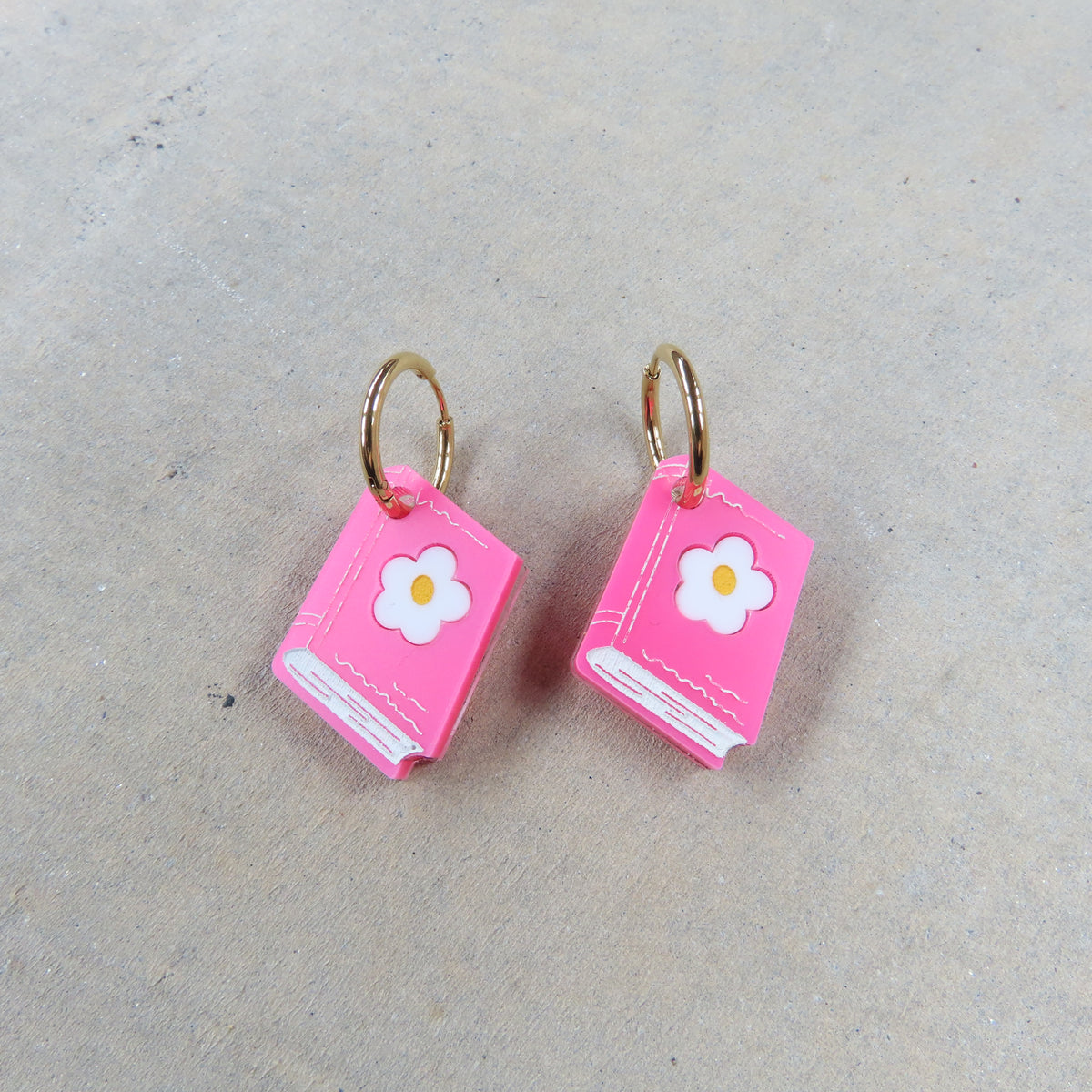 Book Club Acrylic Earrings