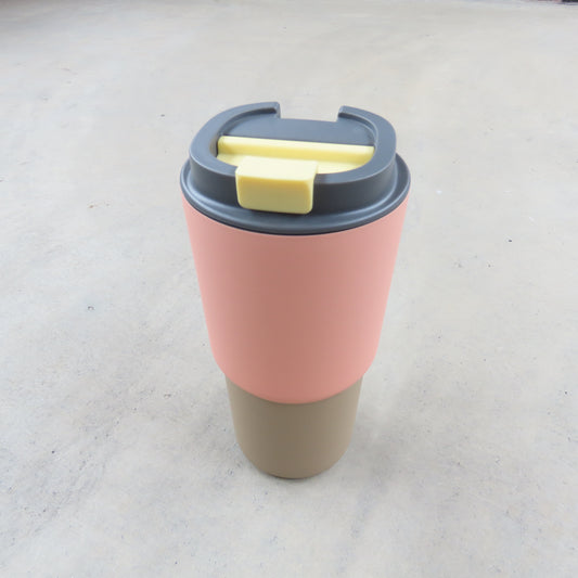 22oz Travel Mug: Pastel Peach Two Tone