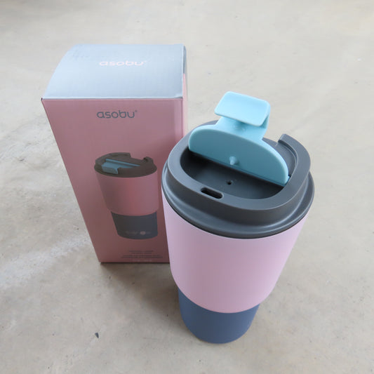 22oz Travel Mug: Pastel Pink Two Tone