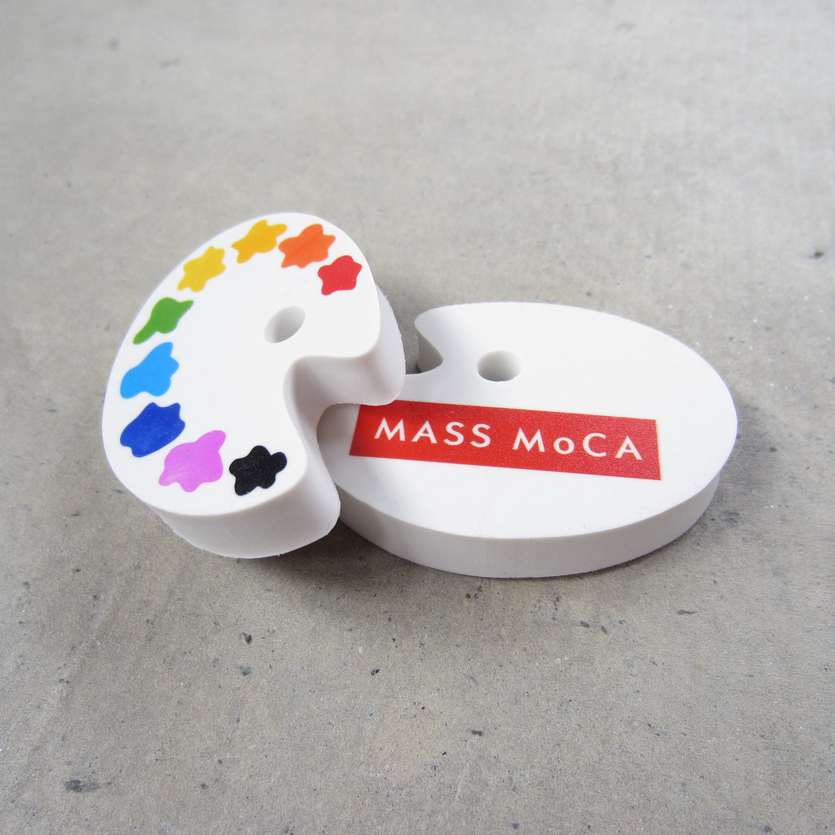 MASS MoCA Paint Palette Eraser
