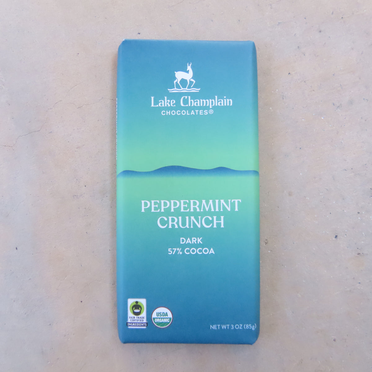 Chocolate Bar: Dark Chocolate Peppermint Crunch