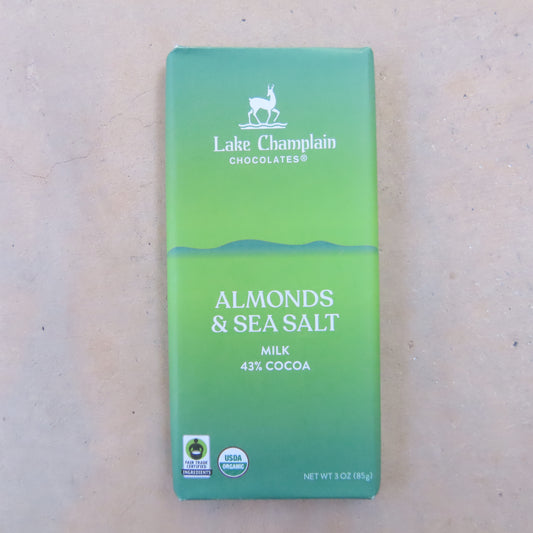 Chocolate Bar: Milk Chocolate Sea Salt & Almonds