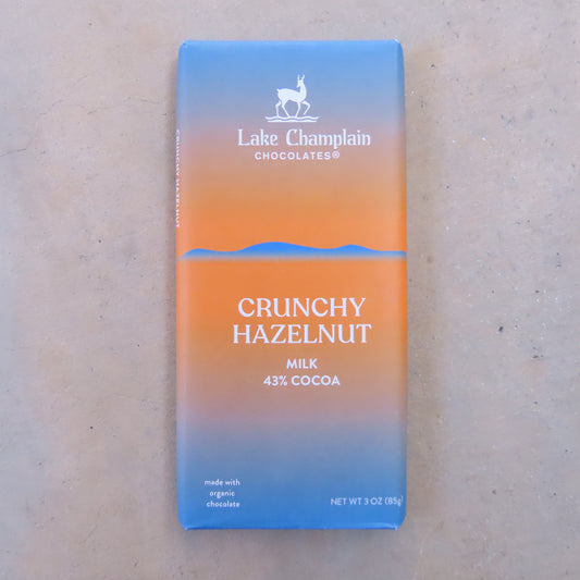 Chocolate Bar: Milk Chocolate Crunchy Hazelnut