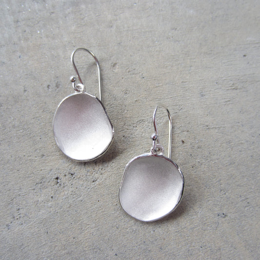 Small Wish Earrings in Sterling Silver