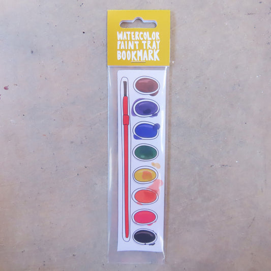 Watercolor Paint Tray Bookmark