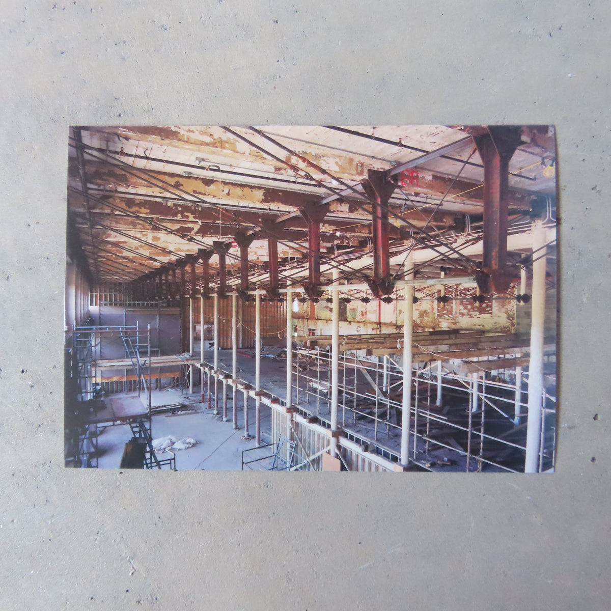 Vintage MASS MoCA Postcard: Tall Gallery