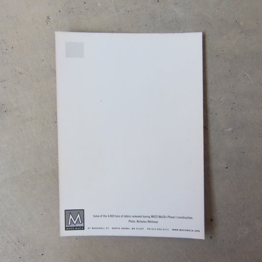 Vintage MASS MoCA Postcard: Phase 1 Construction