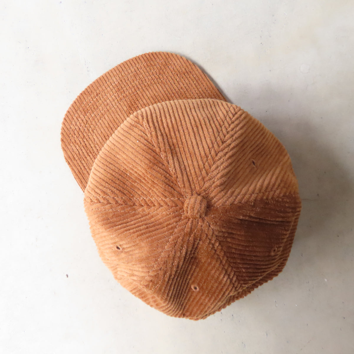 MASS MoCA Corduroy Rope Hat: Camel Brown