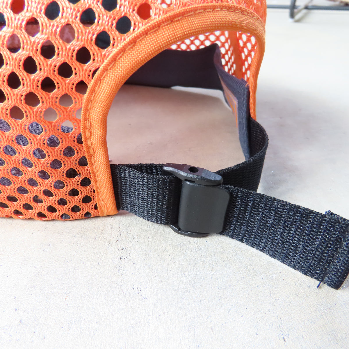 MASS MoCA Two-Tone Activewear Cap: Teal and Orange