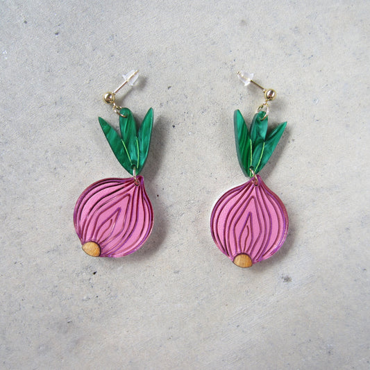 Onions Acrylic Earrings