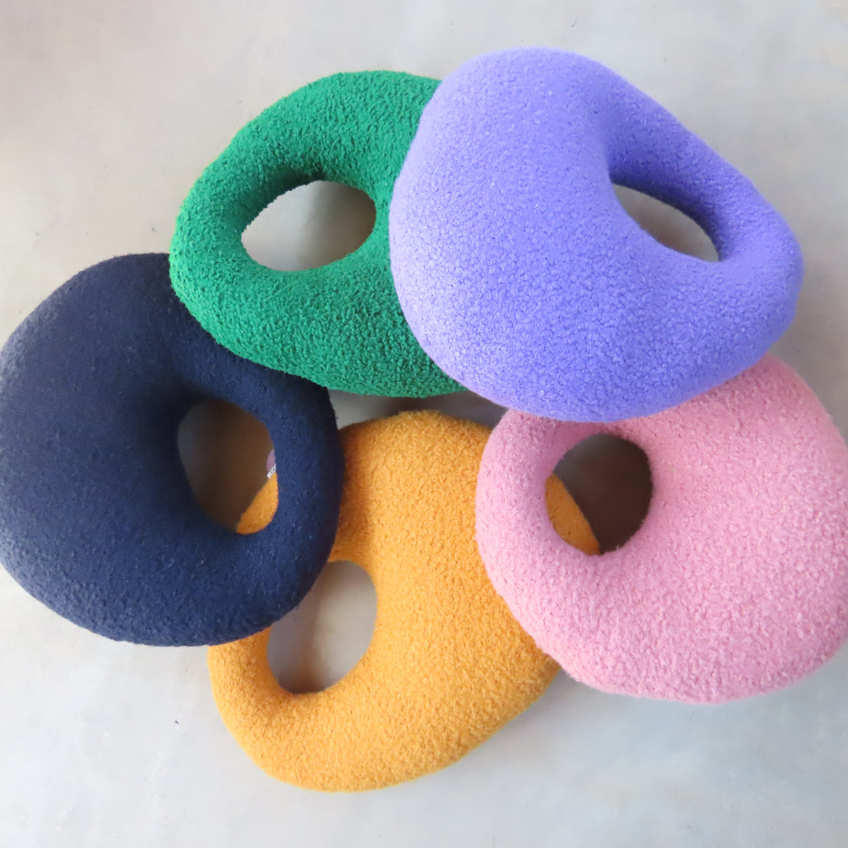 Amorphous Decorative Cushion: Ash Pink