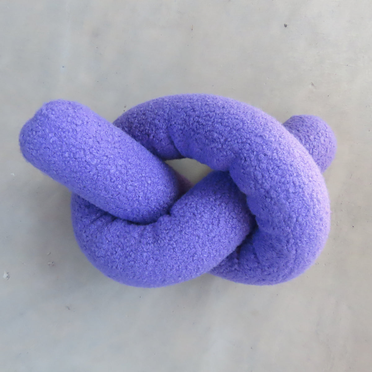 Knot Decorative Cushion: Lavender