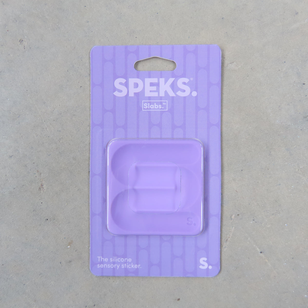 Slabs Silicone Sticker: Square Path Purple