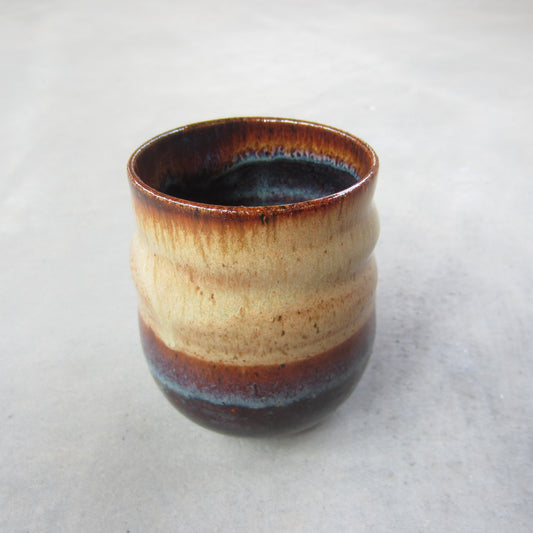 Medium Handmade Ceramic Tumbler: Layers of Earth