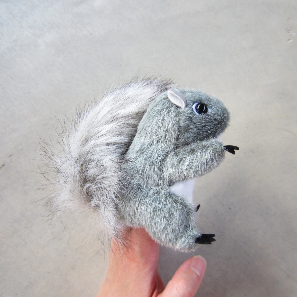 Finger Puppet: Mini Grey Squirrel
