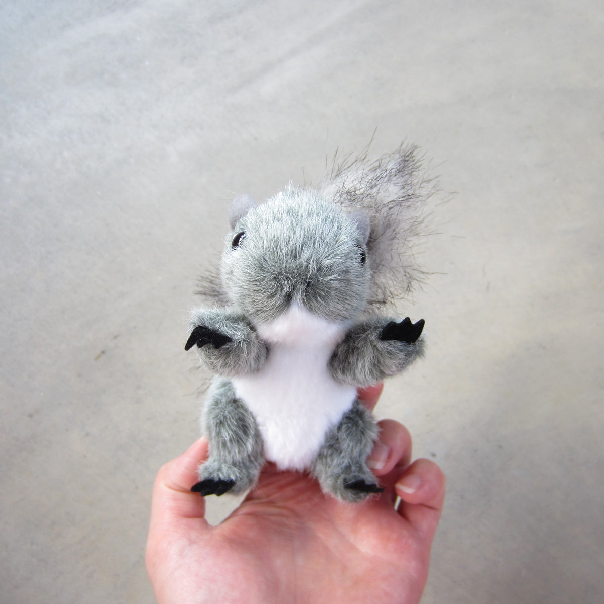 Finger Puppet: Mini Grey Squirrel