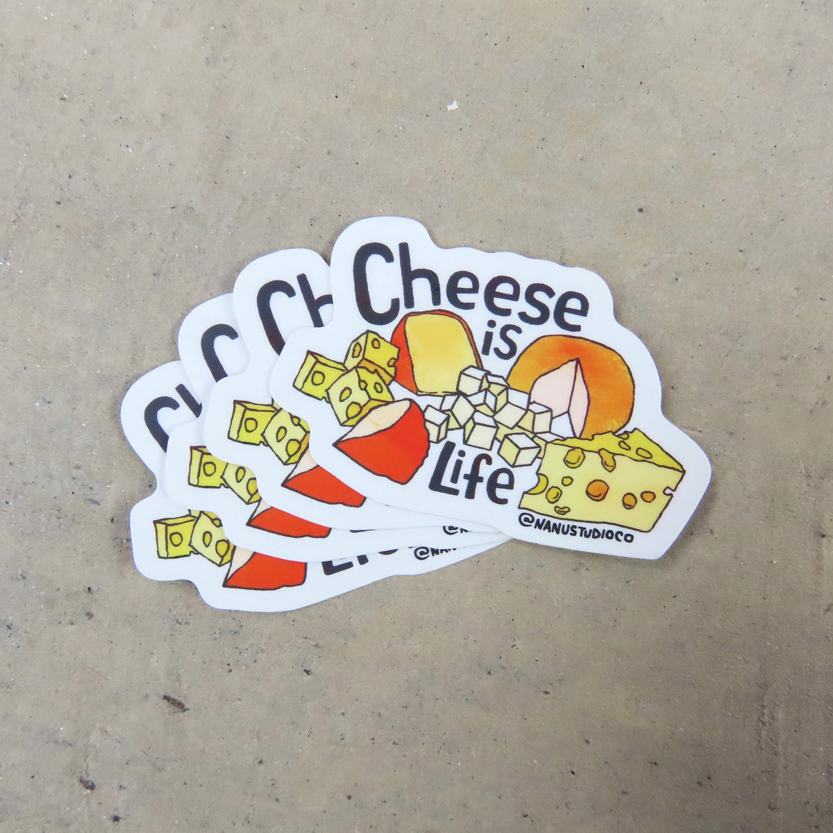 "Cheese is Life" Sticker
