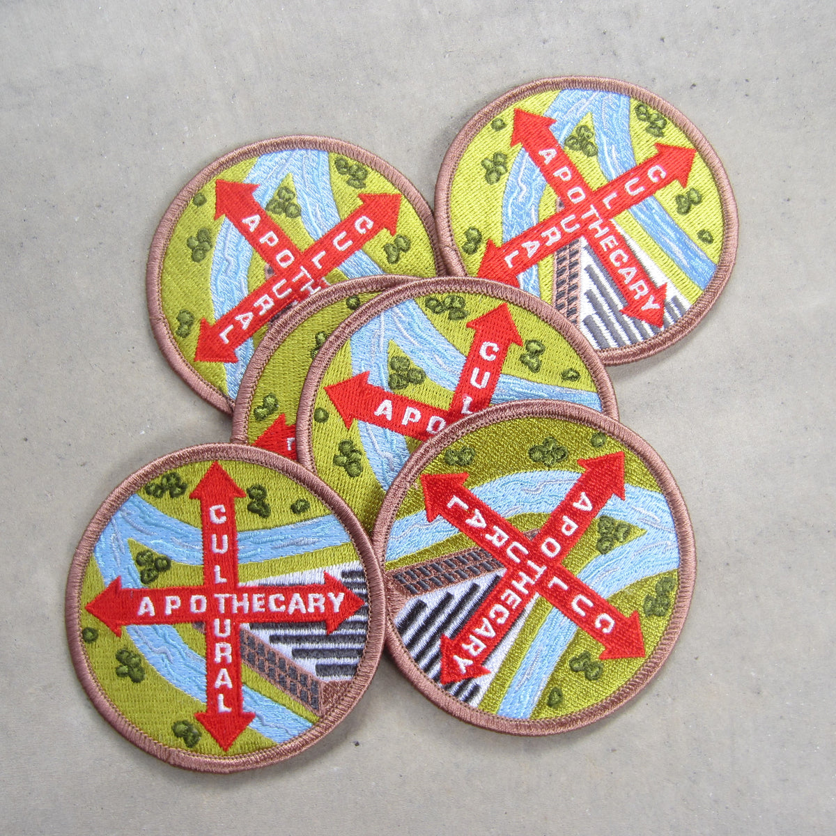 MASS MoCA Iron On Patch: Cultural Apothecary