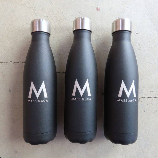 MASS MoCA Water Bottle: Matte Black