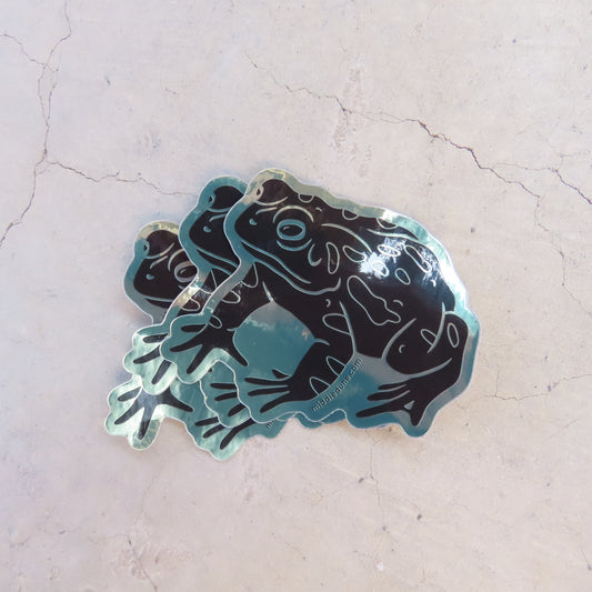 Metallic Toad Sticker