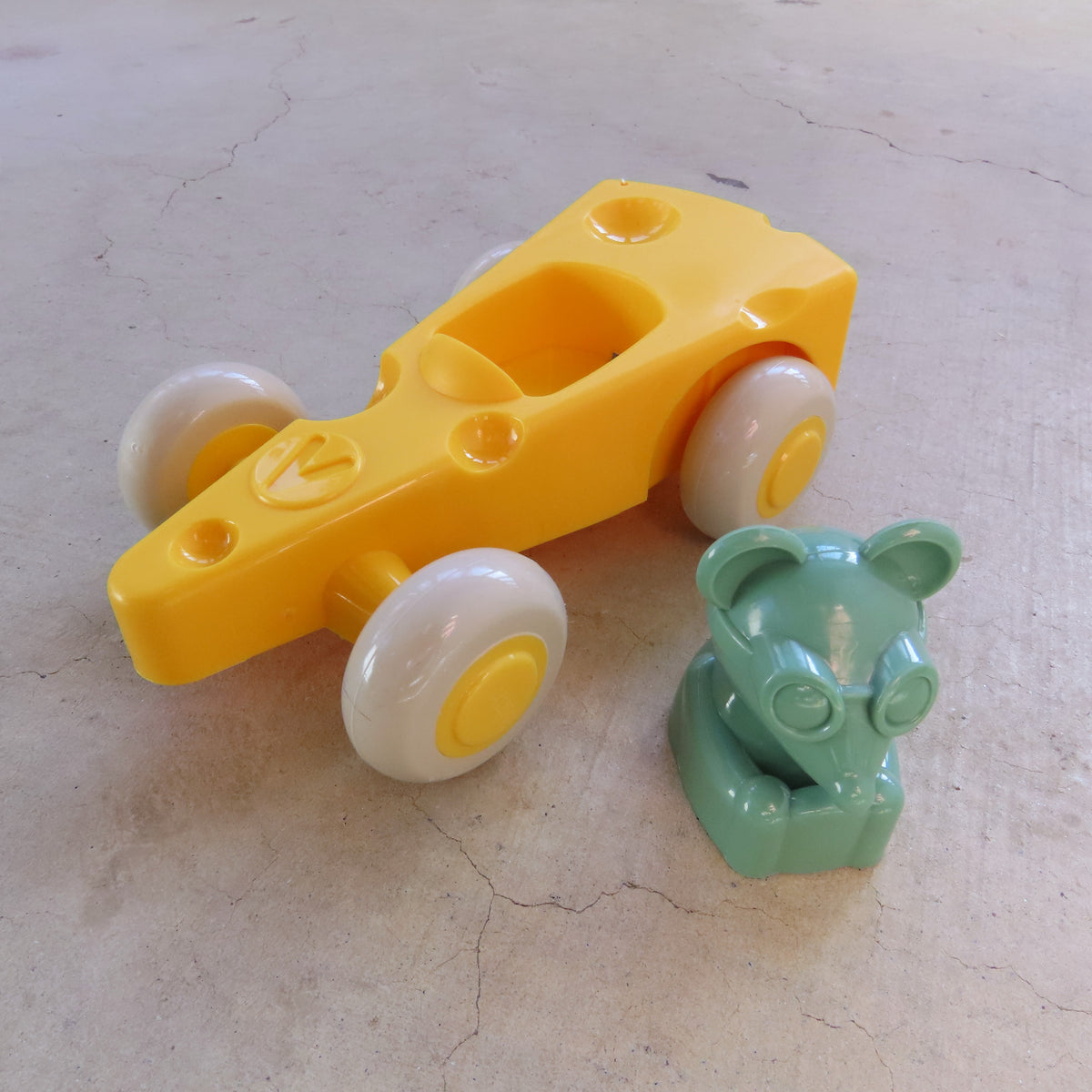 Recycled Plastic Vehicle: Mouse Cheese Racer