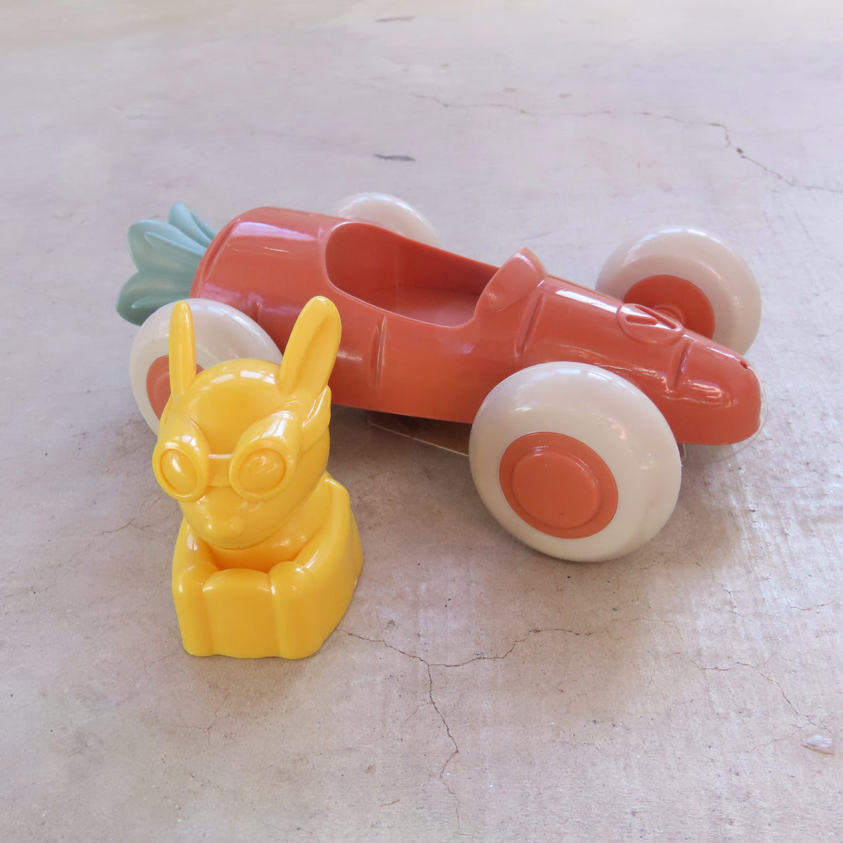 Recycled Plastic Vehicle: Bunny Carrot Racer