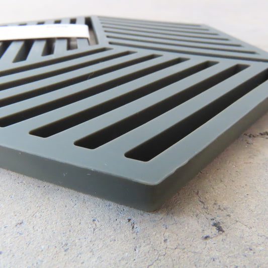Hexagon Kitchen Trivet: Charcoal