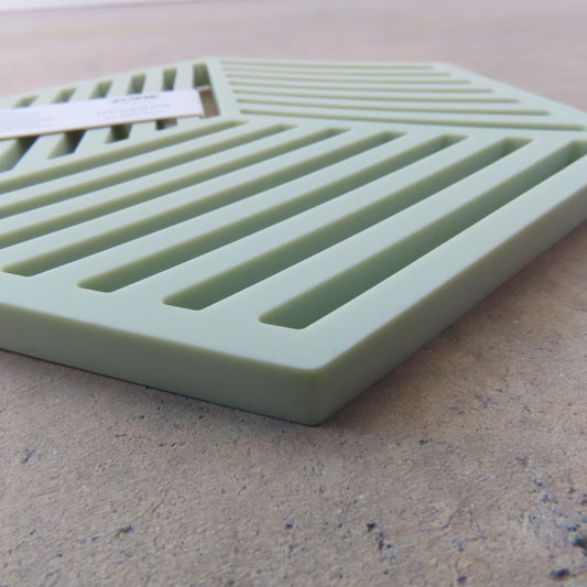Hexagon Kitchen Trivet: Mint